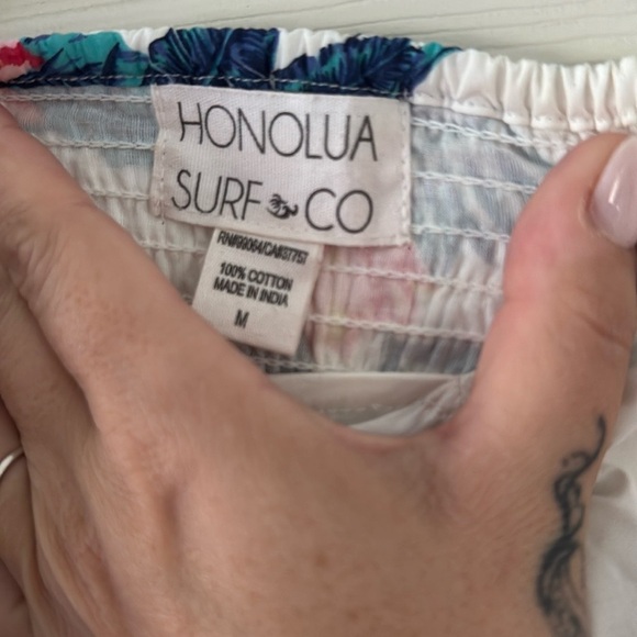 Like new Honolua surf co floral dress sz M - Picture 2 of 4